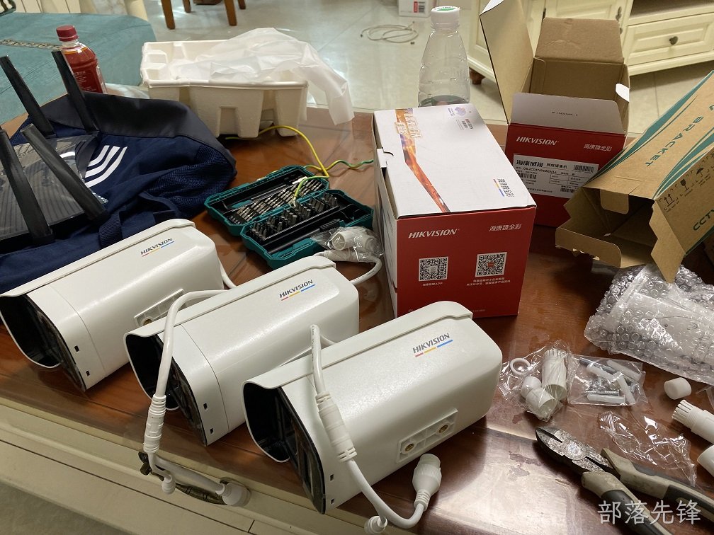 咸阳某小区别墅监控部署